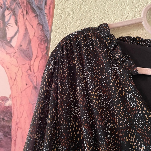 C.J Banks Womens long sleeve midi dress size XL pre-owned - Picture 3 of 12